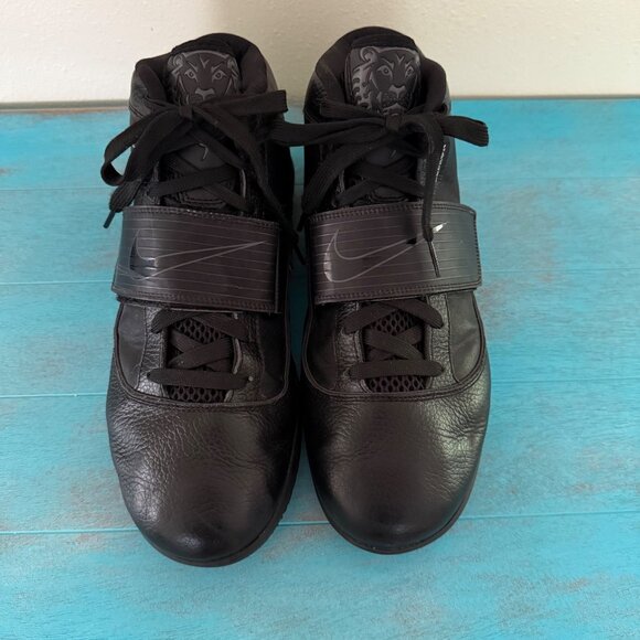 Nike Zoom Soldier IV LEBRON JAMES 407707- 002 Triple Black 2010 Men\'s Size 13 main image 9